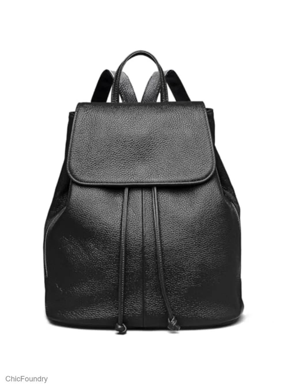 Genuine Leather Backpack Purse for Women Adjustable Straps Travel Work